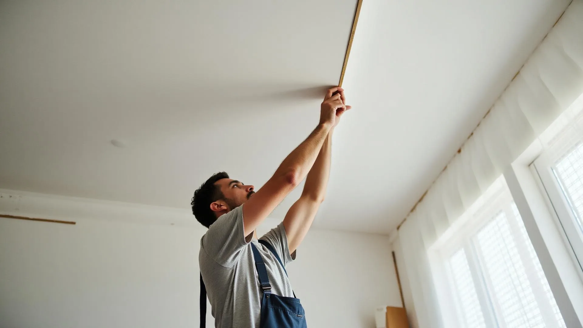 Profissional instalando drywall em obra residencial em Campinas